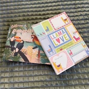Colorful Toucan and Llama Notebooks